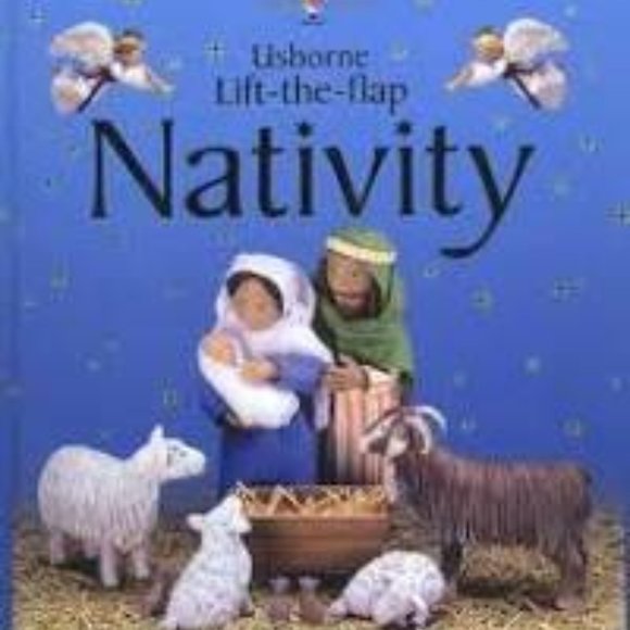 COPY - Lift and Flap Nativity Usborne NWT book with Astonishing Ilustration - Picture 1 of 1